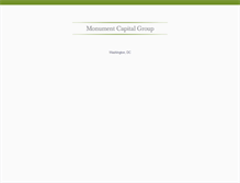 Tablet Screenshot of monumentcapitalgroup.com